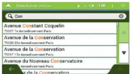 LOGICOM MAPPY Maxi X795 Camp - Sélectionner le point central d'une rue - 5