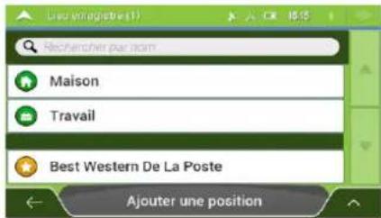 LOGICOM MAPPY Maxi X795 Camp - Sélectionner un lieu enregistré - 4