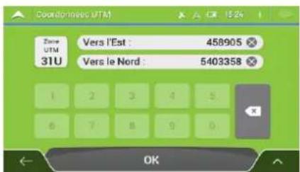 LOGICOM MAPPY Maxi X795 Camp - Saisir les coordonnées - 2