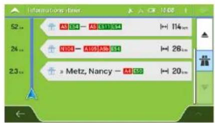 LOGICOM MAPPY Maxi X795 Camp - Infos itinéraire - 1