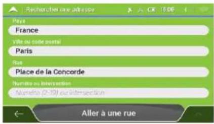 LOGICOM MAPPY Ulti E538T - Saisir une adresse - 4