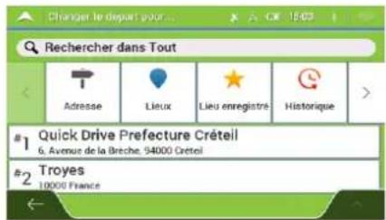LOGICOM MAPPY Ulti E538T - Déterminer un nouveau point de départ - 5
