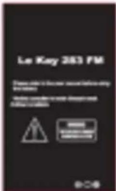 LOGICOM Le Kay 283 - in stallata n die la batterie : - 1