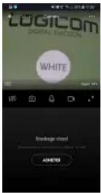 LOGICOM Cammy - Youss pouvez appuyer sur le produit pour ouvrir l'interface de contrôle : - 1