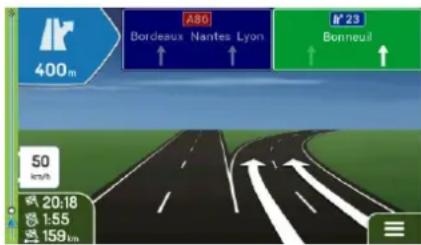 LOGICOM MAPPY Maxi E738 - Vue de navigation - 3