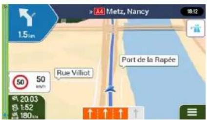 LOGICOM MAPPY Maxi E738 - Informations sur les voies - 1