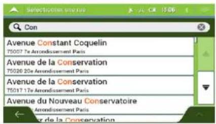 LOGICOM MAPPY Maxi E738 - Sélectionner une intersection dans une ville - 5