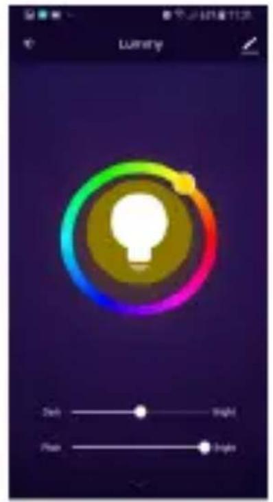 LOGICOM Lummy l - Youss pouvez appuyer sur le produit pour ouvrir l'interface de contrôle : - 2