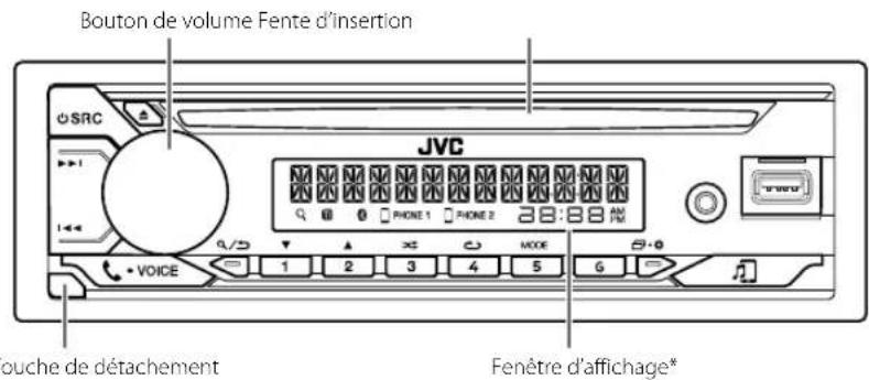 JVC KDT822BT - Fonctionnement de base - 1