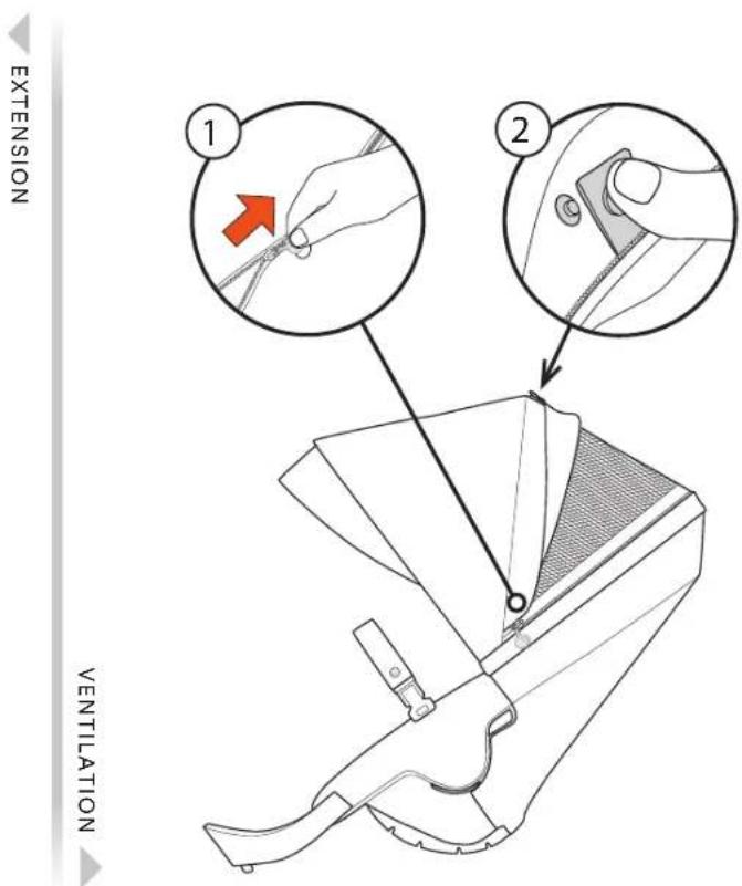 STOKKE Xplory X - CANOPY EXTENSION & VENTILATION - 2