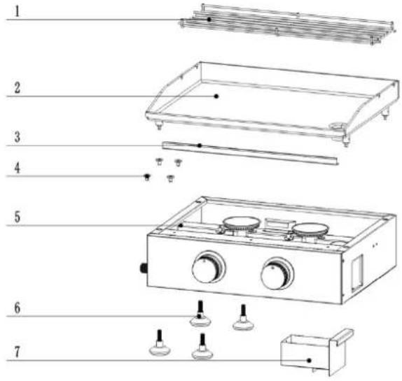 H.KOENIG PLX820 - Exploded View: - 1