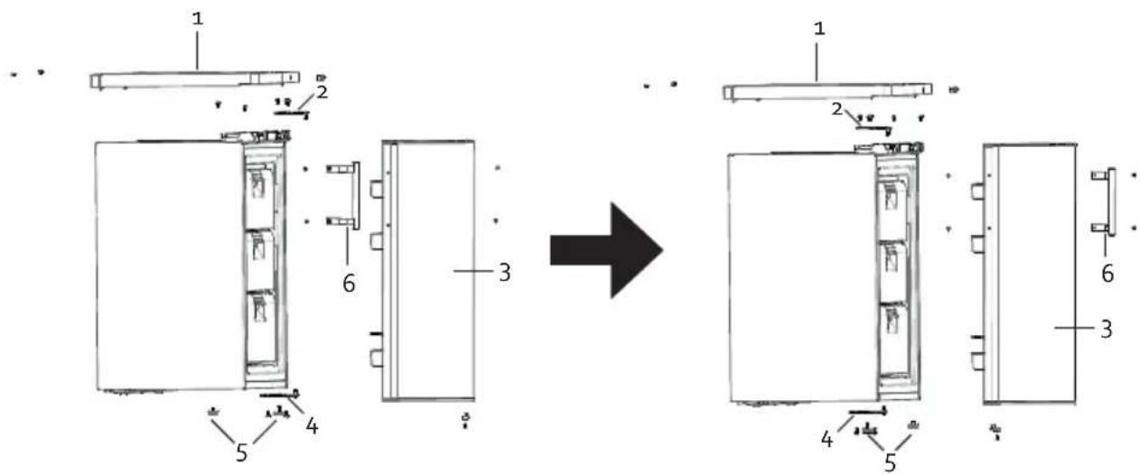 DOMO DO91132F - DOOR CONVERSION - 1