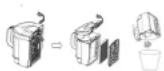 Concept Serious VP5130 - CHECKING AND REPLACEMENT OF THE AIR OUTLET FILTER - 2