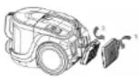 Concept Serious VP5130 - VERIFICATION ET REMPLACEMENT DU FILTRÉ A AIR - 3
