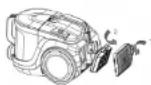 Concept Serious VP5130 - CHECKING AND REPLACEMENT OF THE AIR OUTLET FILTER - 3