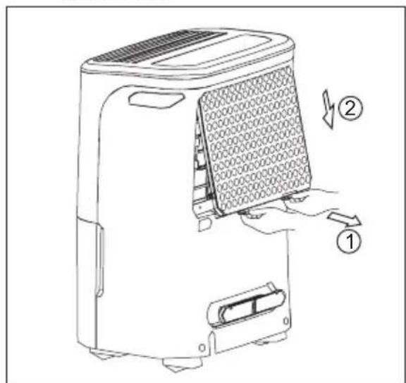 ELECTROLUX EXD16DN4W - POZNÁMKA: FILTR NEPROPLACHUJTE NEBO NEVKLÁDEJTE DO AUTOMATTÉKÉ MYČKY NADOBI. - 1