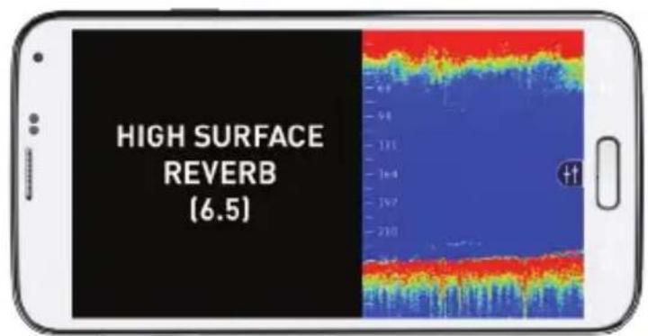 LOWRANCE FishHunter Pro - Curseur de filtré de surface/curseur d'épaisseur de la glace - 1