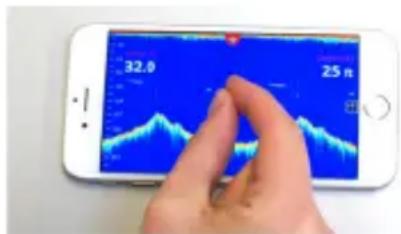 LOWRANCE FishHunter Pro - Fonctions de zoom - 1