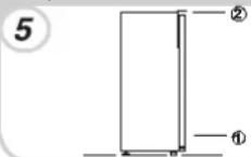 ROSIERES RBLP 224 NF - INVERSER LE SENS D'OUVERTURE DES PORTES - 5