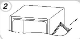 ROSIERES RBLP 224 NF - OTOČENÍ OTEVÍRÁNÍ DVEŘÍ - 2