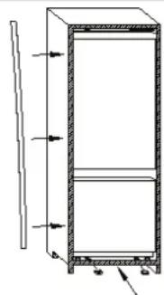 ROSIERES RBOP 36833 - DIMENSOES DO PRODUCTO E COMPARTIMENTO EMBUTIDO - 7