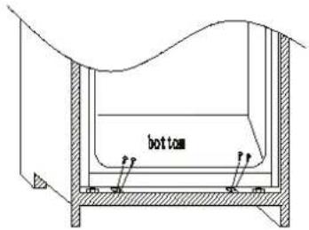 ROSIERES RBOP 36833 - PRODUCT DIMENSIONS AND BUILT-IN COMPARTMENT - 5