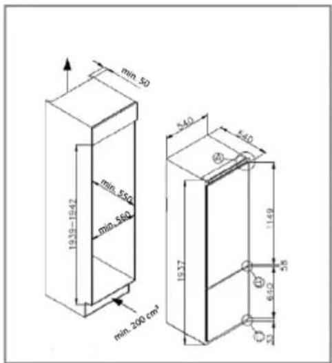 ROSIERES BRBF 192 F - Installazione - 2