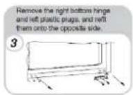 ROSIERES RBLP 170 NSN - REVERSING THE OPENING OF THE DOOR PRODUCT - 3