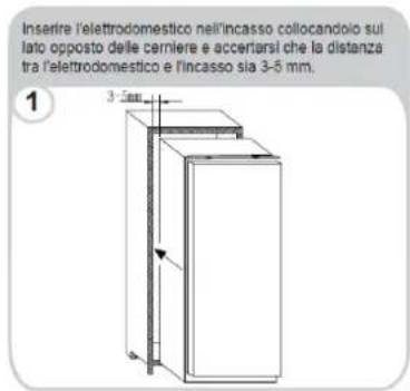 ROSIERES RBLP 170 NSN - INSTALLAZIONE DELL'ELETTRODOMESTICO A INCASSO - 1