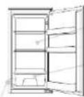 ROSIERES RBLP 170 NSN - Defrosting the refrigerator compartment - 1