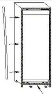 ROSIERES RSOP122N - DIMENSÕES DO PRODUTO E COMPARTIMENTO EMBUTIDO - 5