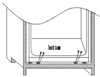 ROSIERES RSOP122N - PRODUCT DIMENSIONS AND BUILT-IN COMPARTMENT - 4