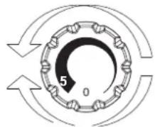 ROSIERES RSOP122N - Nastavení teploty (bez displeje) - 1