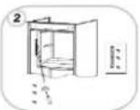 ROSIERES RBOP 170 NEN - INVERSIONE DEL SENSEO D'APERTURA PORTA FREEZER - 2