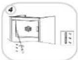 ROSIERES RBOP 170 NEN - INVERSIONE DEL SENSEO D'APERTURA PORTA FREEZER - 4
