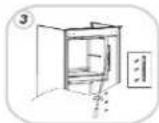 ROSIERES RBOP 170 NEN - INVERSIONE DEL SENSEO D'APERTURA PORTA FREEZER - 3