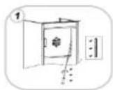 ROSIERES RBOP 170 NEN - INVERSIONE DEL SENSEO D'APERTURA PORTA FREEZER - 1
