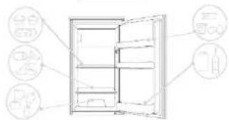 ROSIERES RBOP 170 NEN - Refrigerator zone Fruit/Vegetables - 1