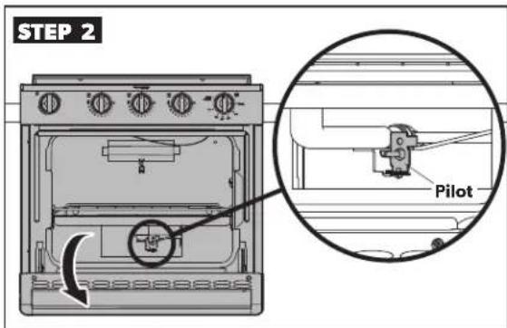 DOMETIC R31 - Utilisation du four - 2