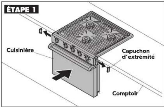 DOMETIC R31 - Installation de la cuisine ou la plaque de cuisson - 1