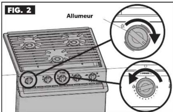 DOMETIC R31 - Allumage des brûleurs - 2