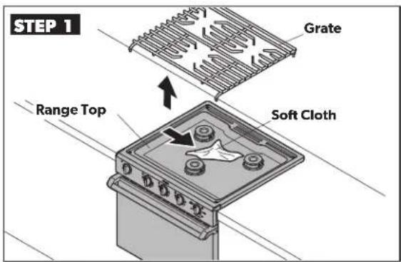 DOMETIC R31 - Cleaning The Range Or Slide-In - 1