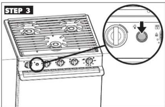 DOMETIC R31 - Fonctionnement de la lampe du four - 1