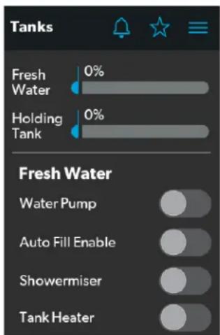 DOMETIC Interact Solution - Tanks Screen - 1