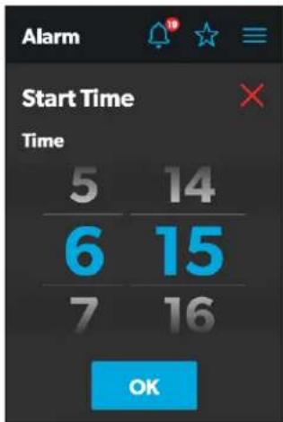 DOMETIC Interact Solution - Fenêtre contextuelle de l'heure - 1