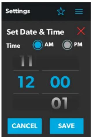 DOMETIC Interact Solution - Set Date & Time Section - 2
