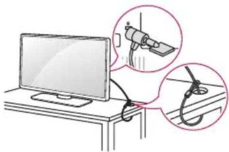 LG 65UW961H - Uso del sistemas de seguridad Kensington - 1