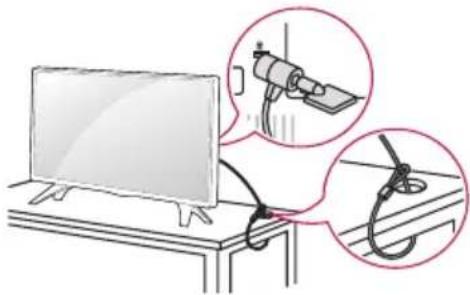 LG 32LW300C - Xpólón Tou συστήματος ασφαλείας kensington - 1