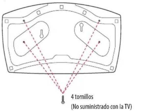 LG 32LW300C - Fijación de la TV sobre un escritorio - 1