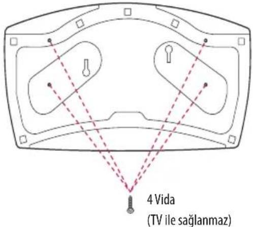 LG 32LW300C - TV'nin bir sehpaya baglanmasi - 1